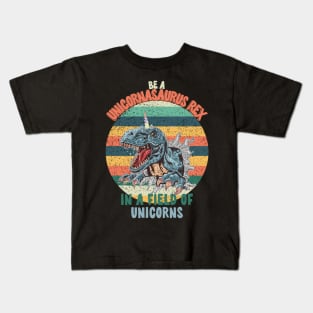 unicornasaurus rex Kids T-Shirt